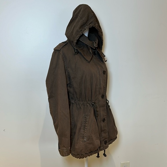 A/X Armani Exchange Hooded Jacket Coat 100% Cotton 💙 - Picture 4 of 13